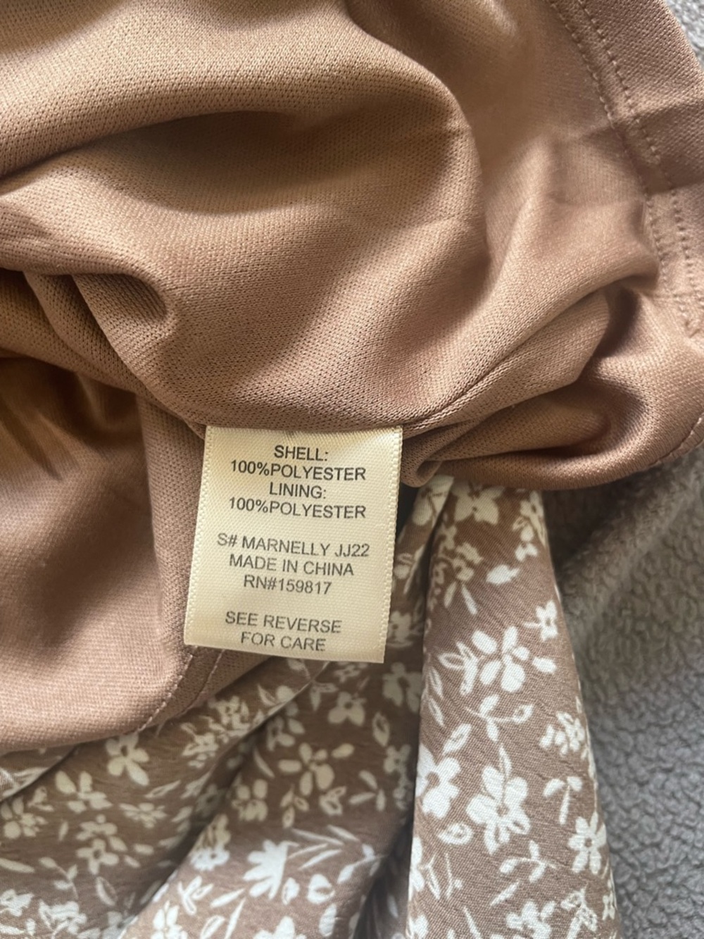Altar’d State Floral A-Line Midi Skirt Small Brown White Lined Cottagecore - Picture 11 of 12